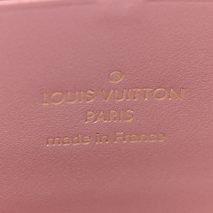 Louis Vuitton Damier Ebene Croisette Chain Wallet Magnolia 7 of 10