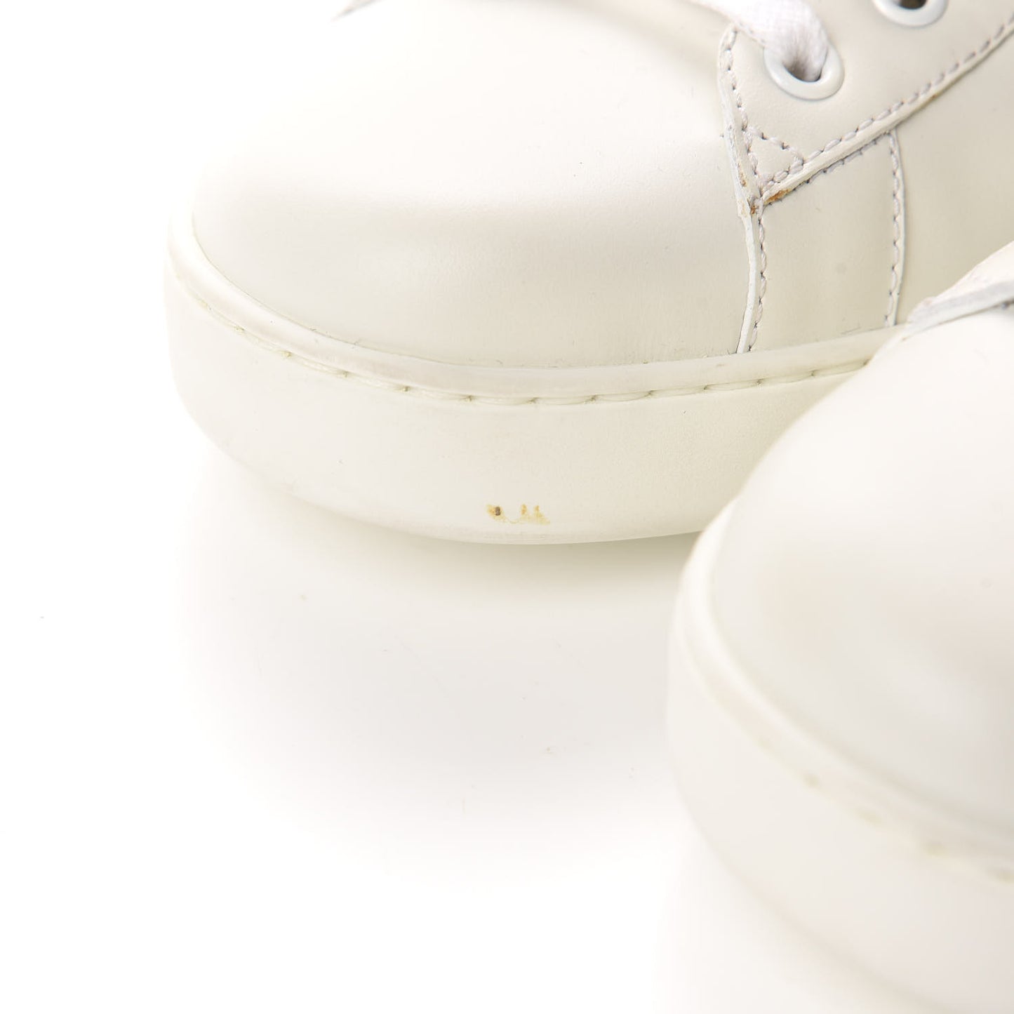 Calfskin Ayers Web Blind for Love Embroidered Mens Ace Sneakers 10 White