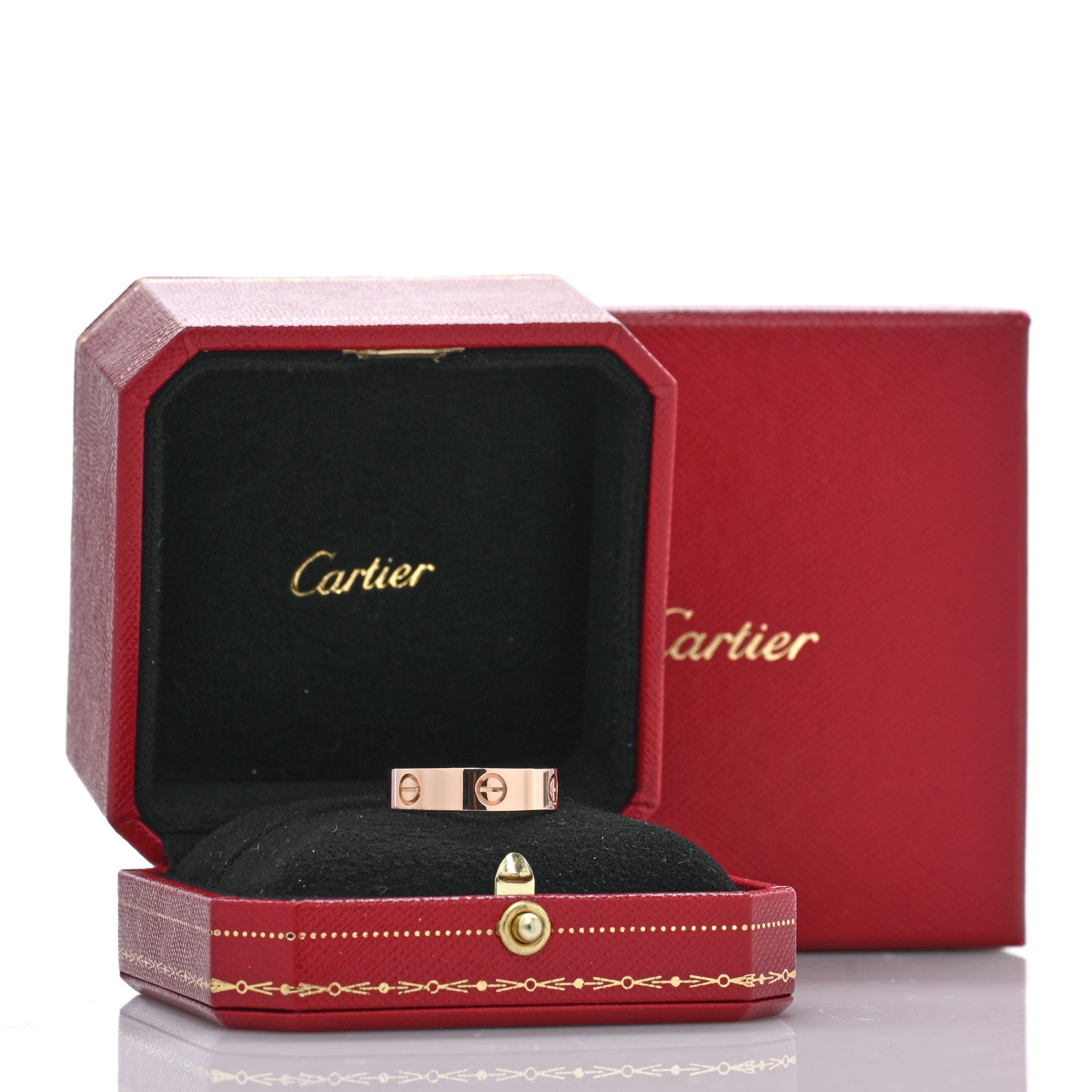 Cartier 18K Pink Gold 5.5mm LOVE Ring 60 9 5 of 5
