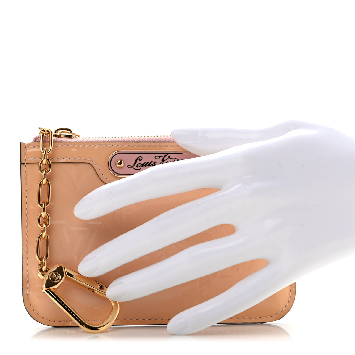 Vernis Key Pouch Rose Ballerine
