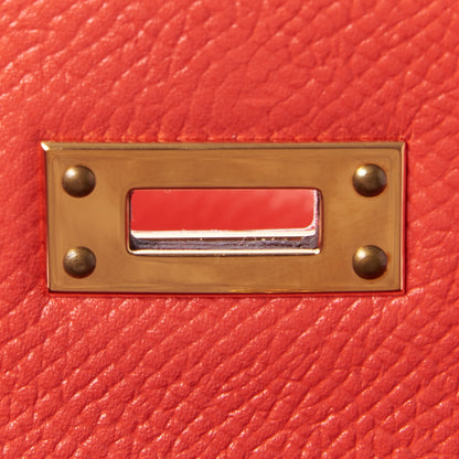 Hermes Epsom Kelly Sellier 25 Rouge Pivoine 22 of 33