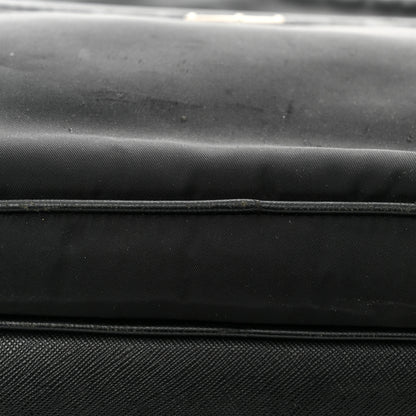 Prada Tessuto Nylon Saffiano Front Pocket Zip Messenger Black 16 of 19
