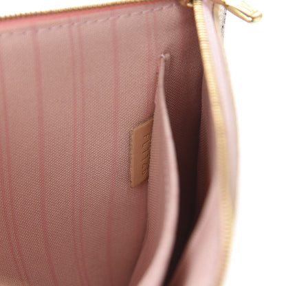 Louis Vuitton Damier Azur Neverfull MM GM Pochette Rose Ballerine 7 of 7