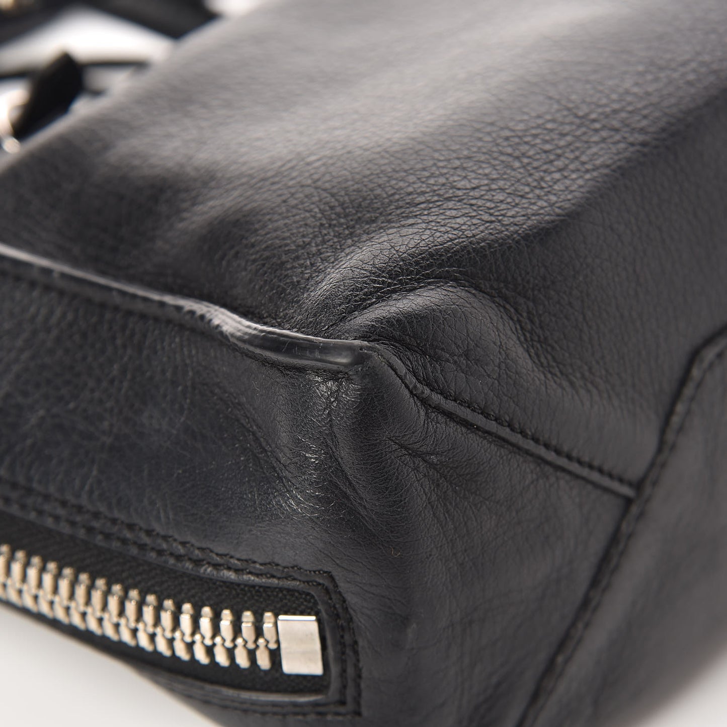 Calfskin Papier Mini A4 Tote Black