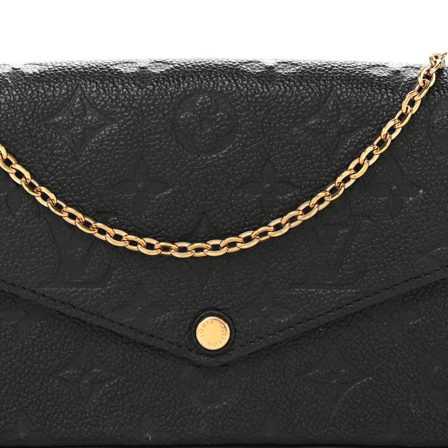Empreinte Pochette Felicie Chain Wallet Black