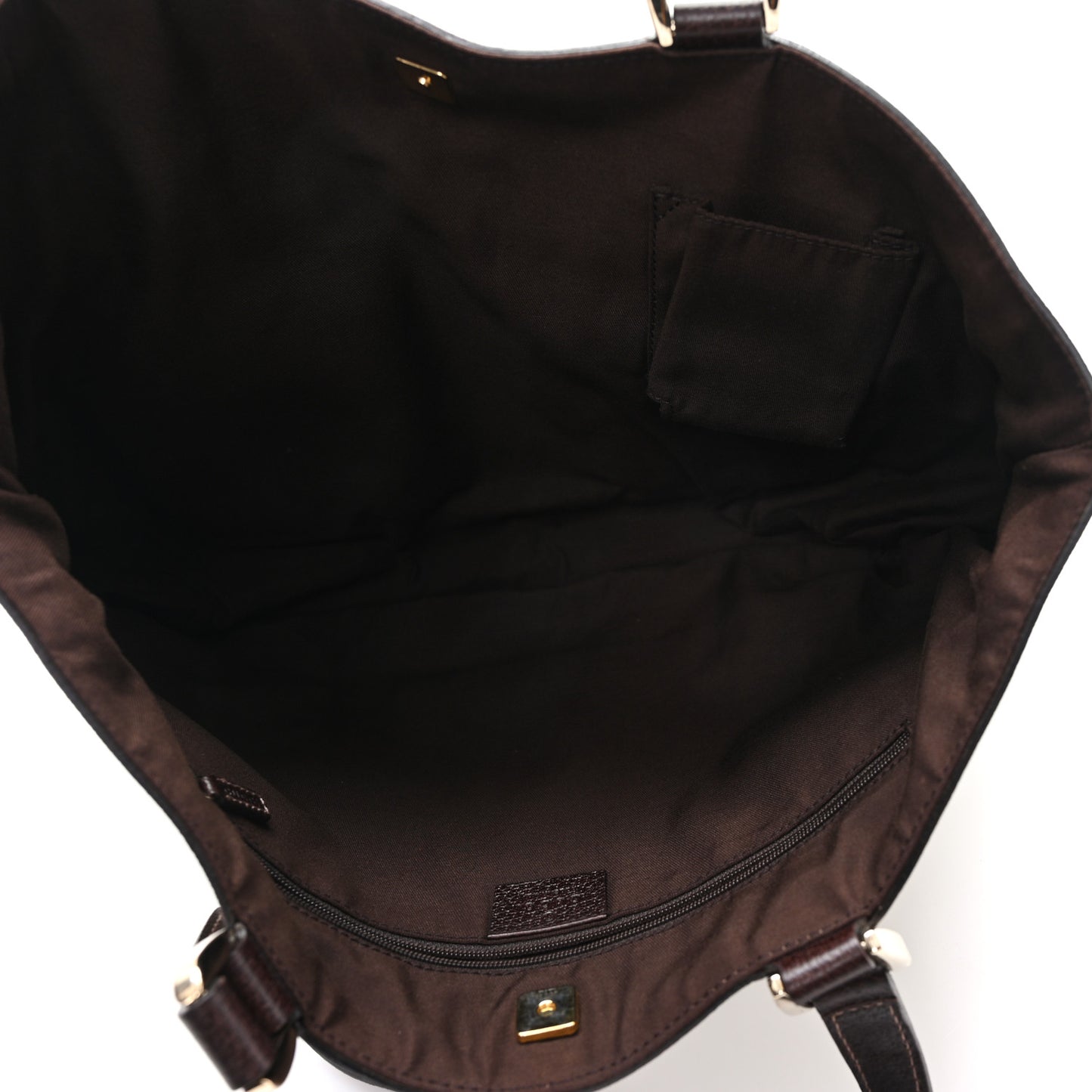 Monogram Abbey D Ring Tote Dark Brown