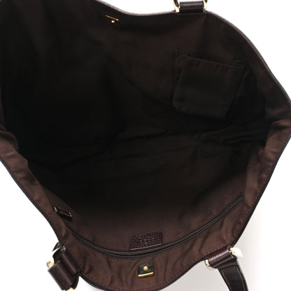 Gucci Monogram Abbey D Ring Tote Dark Brown 5 of 11