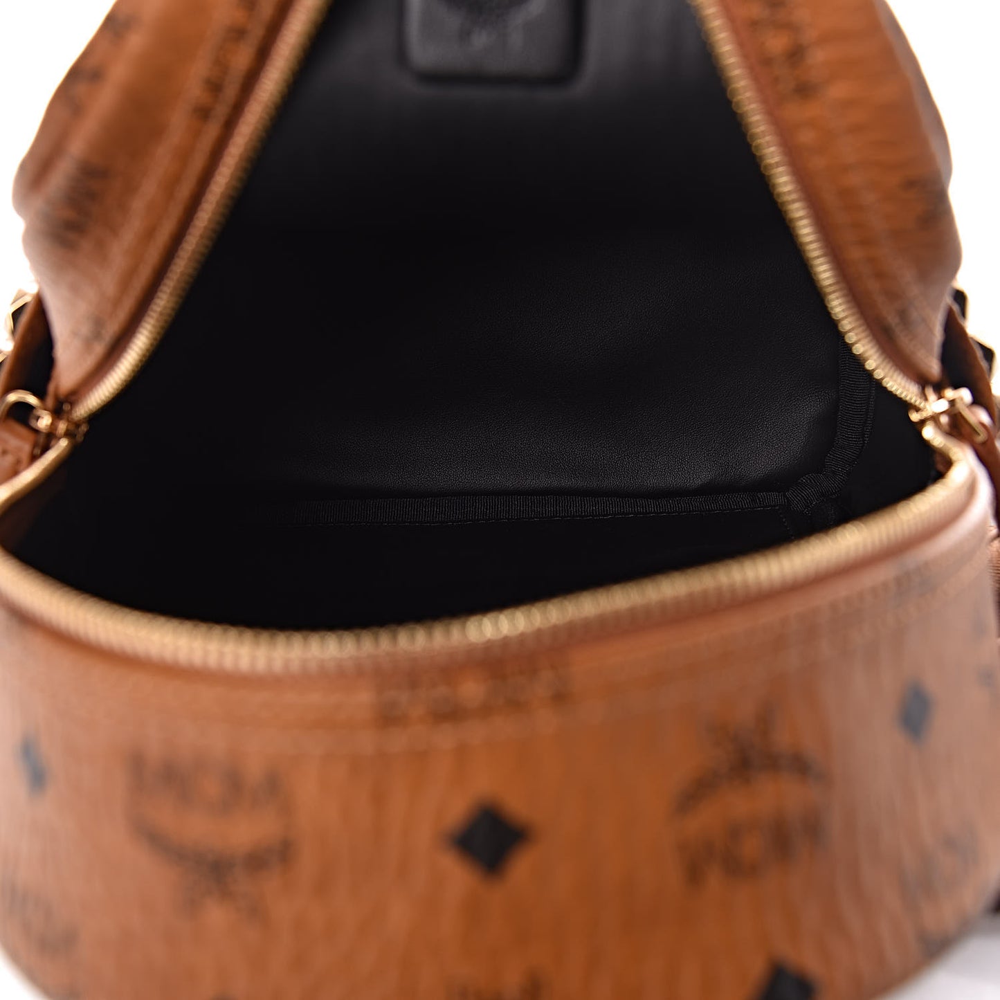 Visetos Side Stud Mini Stark Backpack Cognac