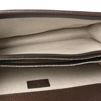 Gucci Monogram Jumbo GG Textured Dollar Calfskin Small Dionysus Shoulder Bag Camel Ebony New Acero 5 of 11
