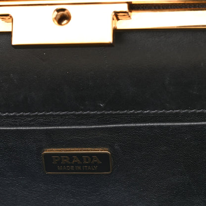 Prada Saffiano City Calfskin Light Frame Bag Black 14 of 17