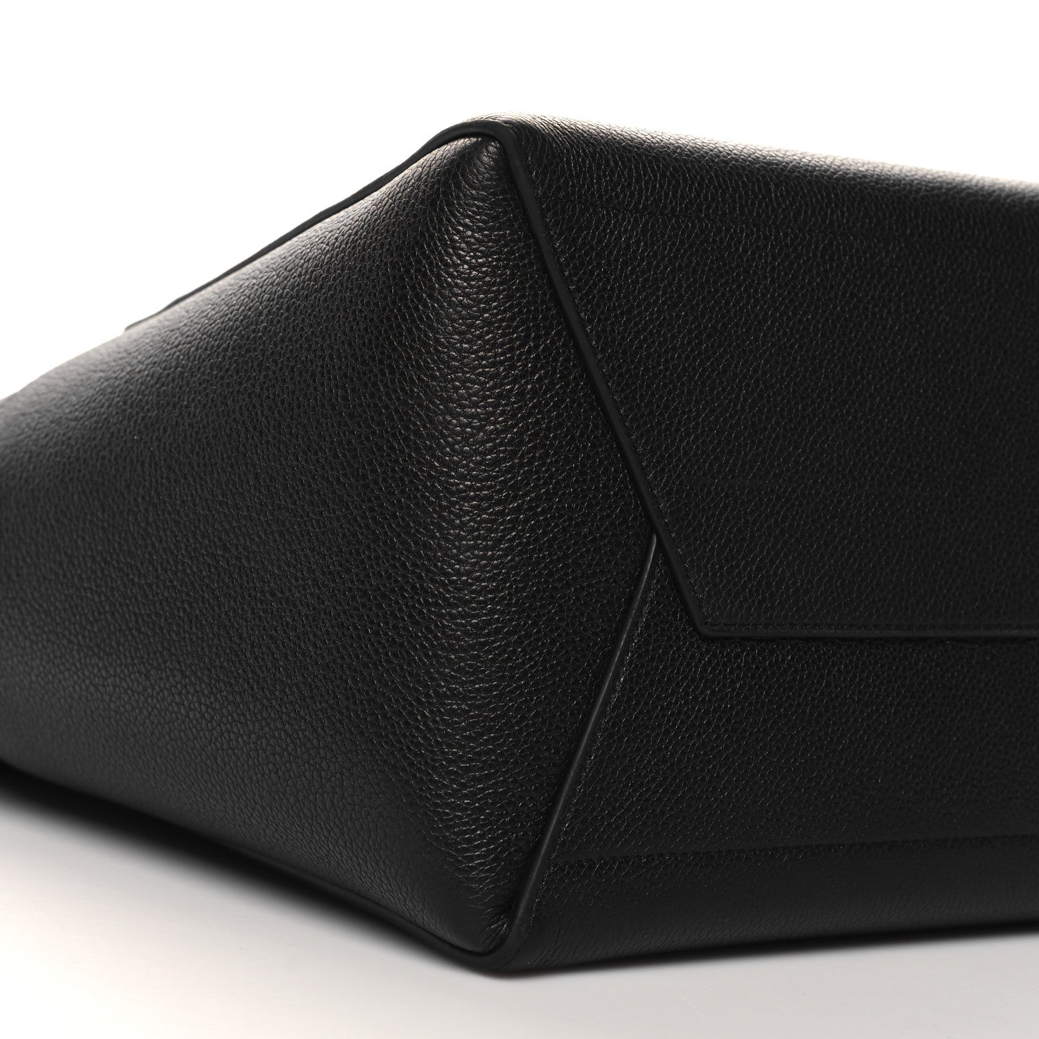 Celine Soft Grained Calfskin Sangle Bucket Bag Black 8 of 9