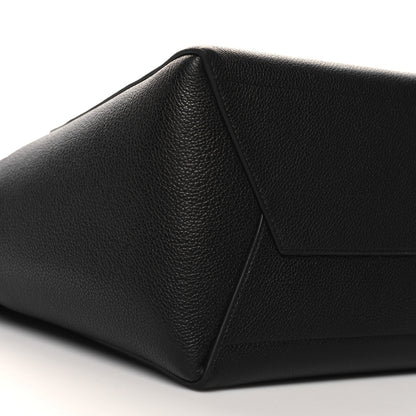 Celine Soft Grained Calfskin Sangle Bucket Bag Black 8 of 9