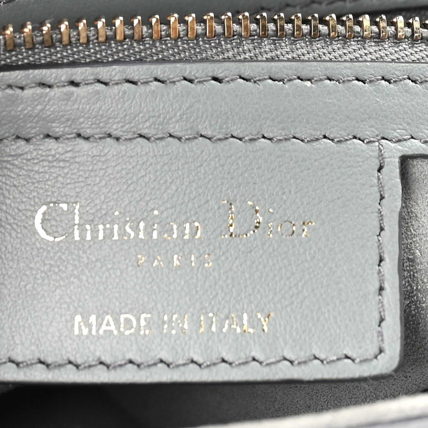 Calfskin Saddle Bag Gris