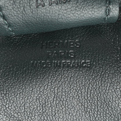Hermes Milo Lambskin Grigri Rodeo Horse Bag Charm MM Vert Cypress 4 of 4