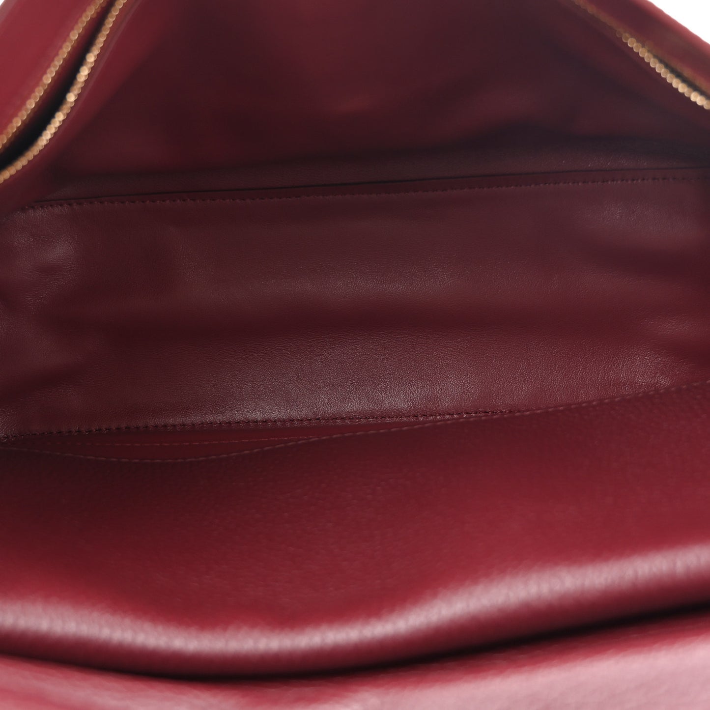 Grained Calfskin Small Souplissimo Maxi Flap Burgundy