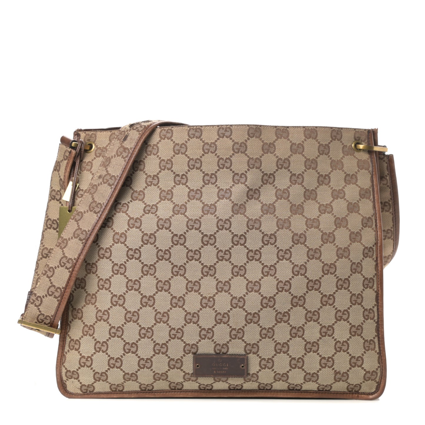 Monogram Messenger Bag Brown