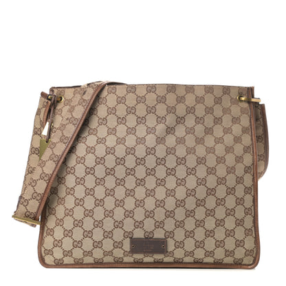 Gucci Monogram Messenger Bag Brown 1 of 16