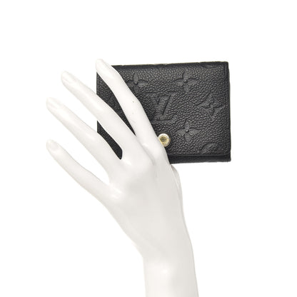 Louis Vuitton Empreinte Business Card Holder Black 2 of 6