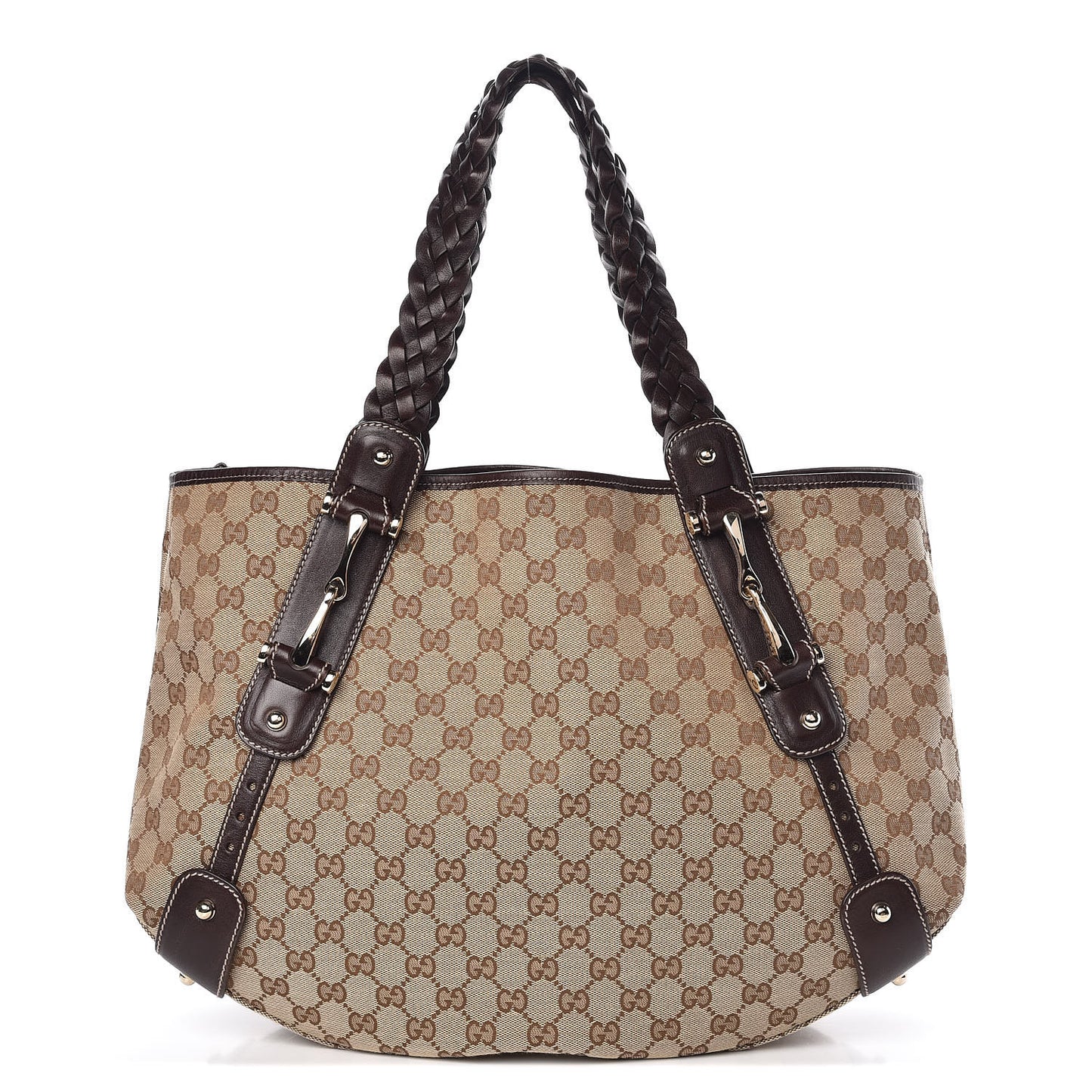 Monogram Medium Pelham Shoulder Bag Dark Brown