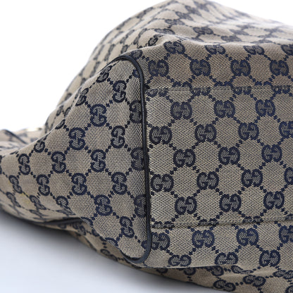 Gucci Monogram Calfskin Large Sukey Tote Beige Blue 8 of 18