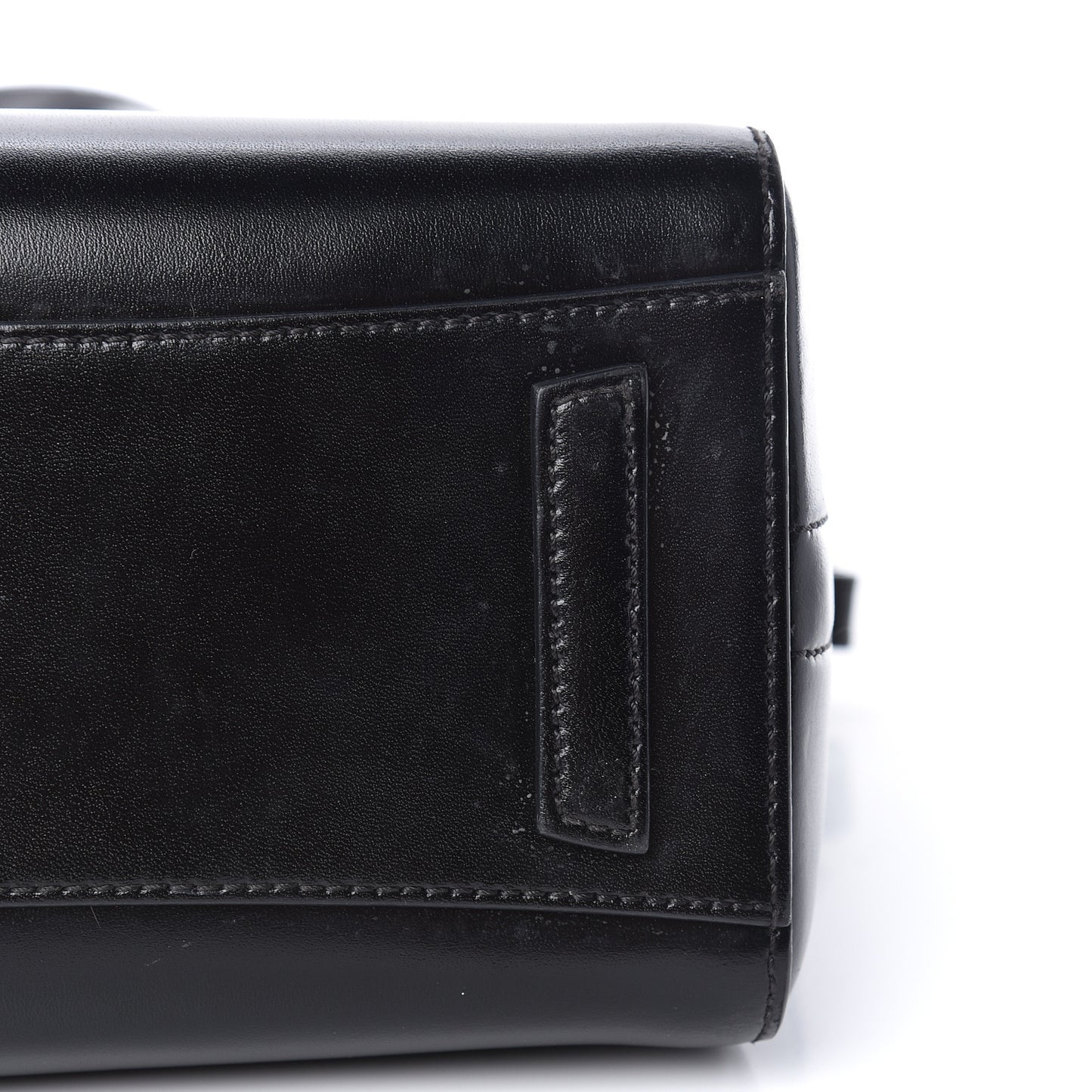 Shiny Lord Calfskin Mini Antigona Black