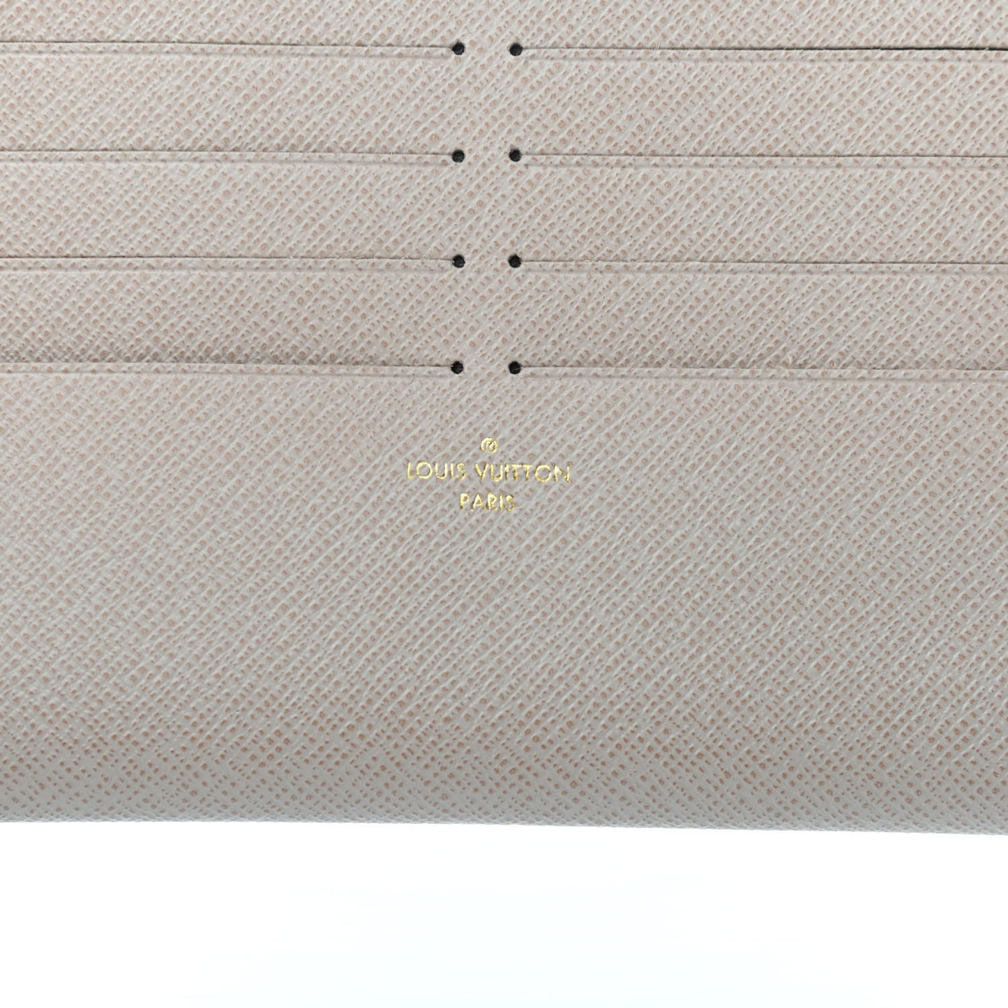 Calfskin Felicie Chain Wallet Card Holder Insert Tourterelle