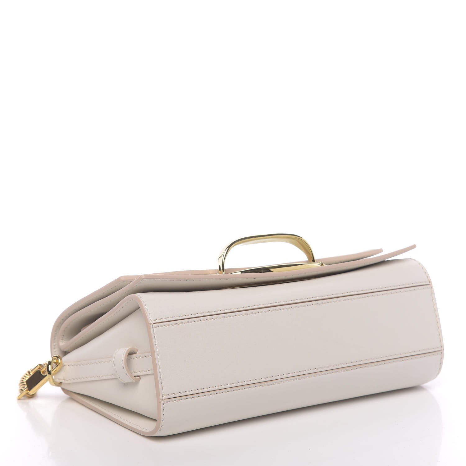Alexander McQueen Calfskin The Story Shoulder Bag Deep Ivory 4 of 10