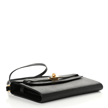 Hermes Chevre Mysore Kelly Wallet To Go Black 4 of 10