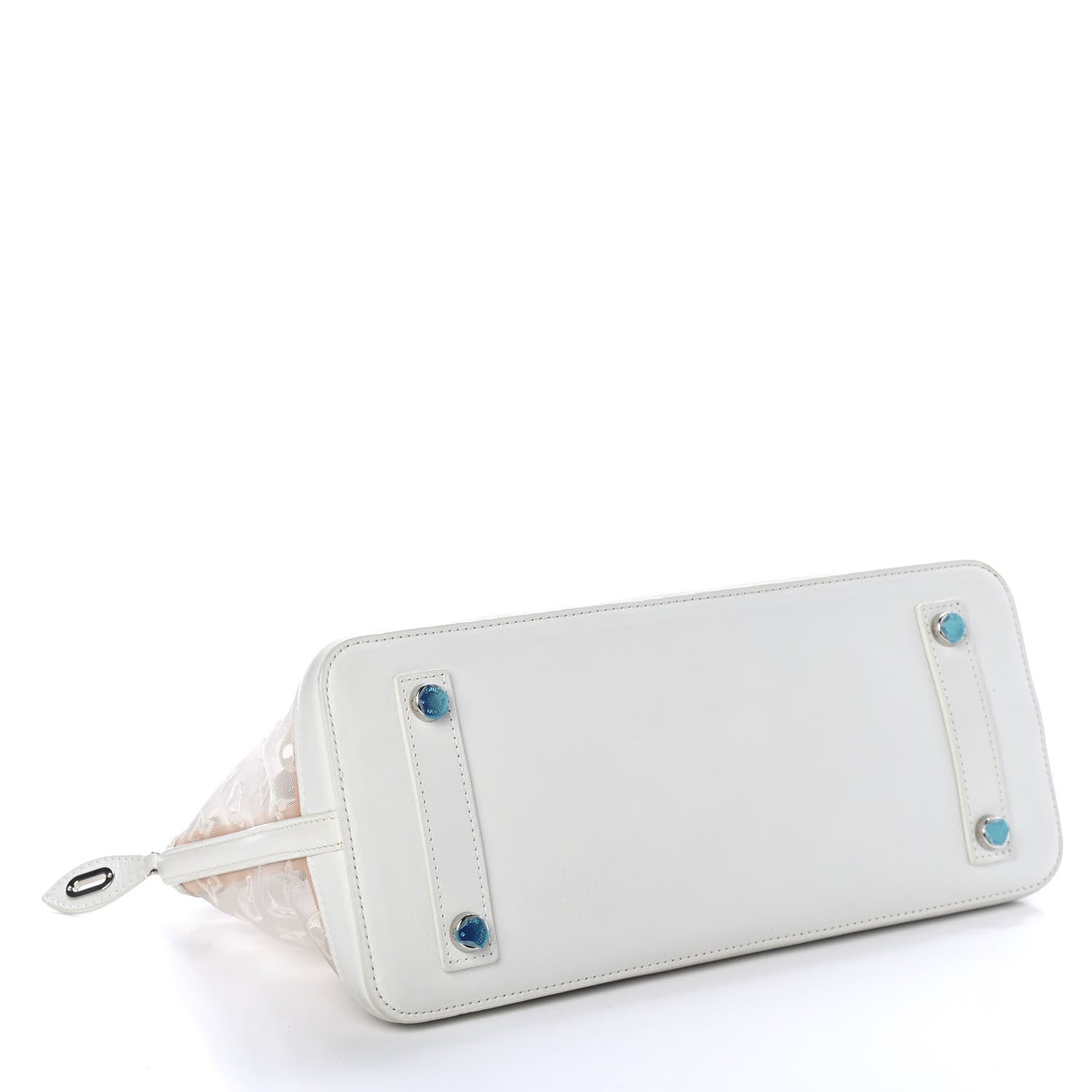 Louis Vuitton Monogram Transparence Lockit East-West White 5 of 5