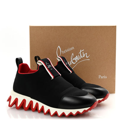 Christian Louboutin Neoprene Tiketa Flat Sneakers 40 Black 9 of 9