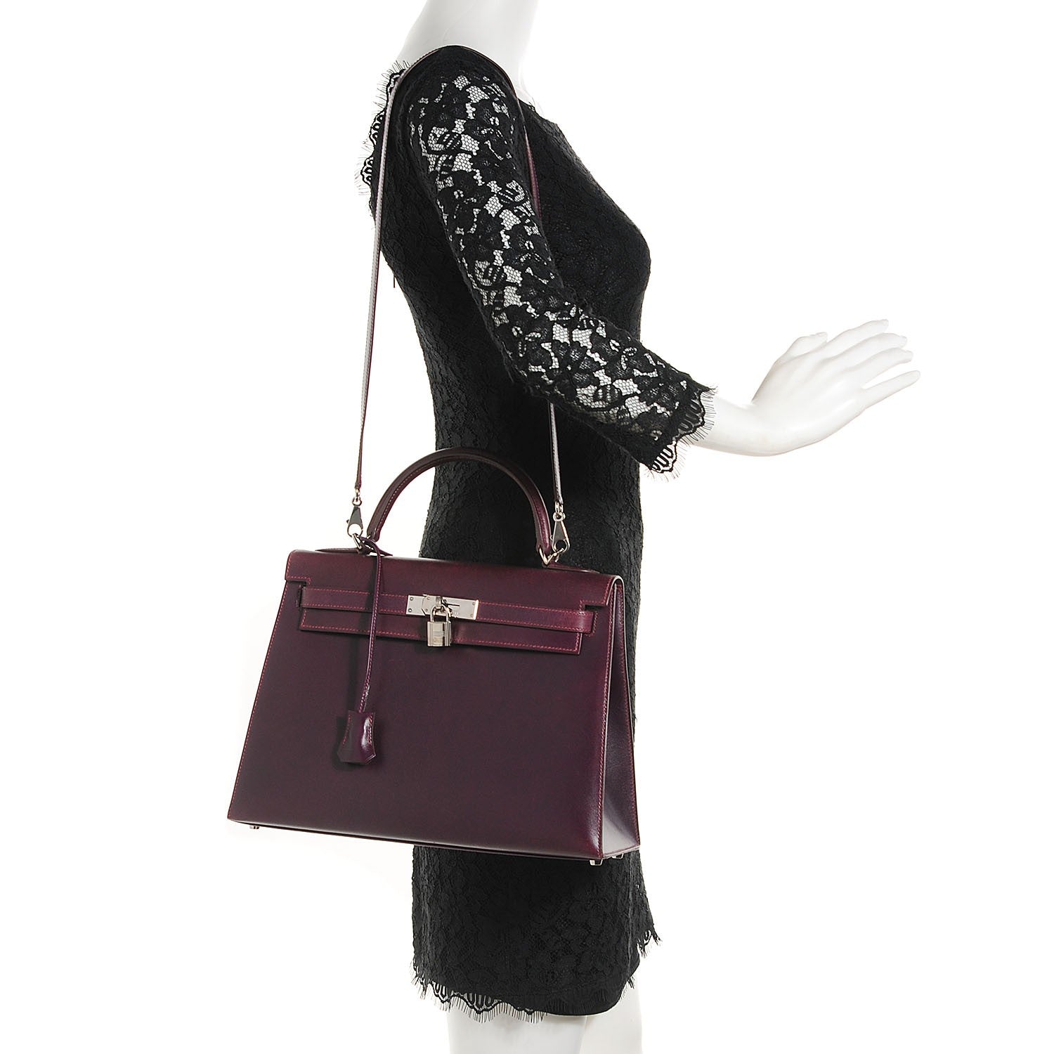 Hermes Box Kelly Sellier 32 Quetsche 2 of 32