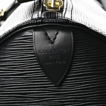 Louis Vuitton Epi Keepall 55 Black 6 of 10
