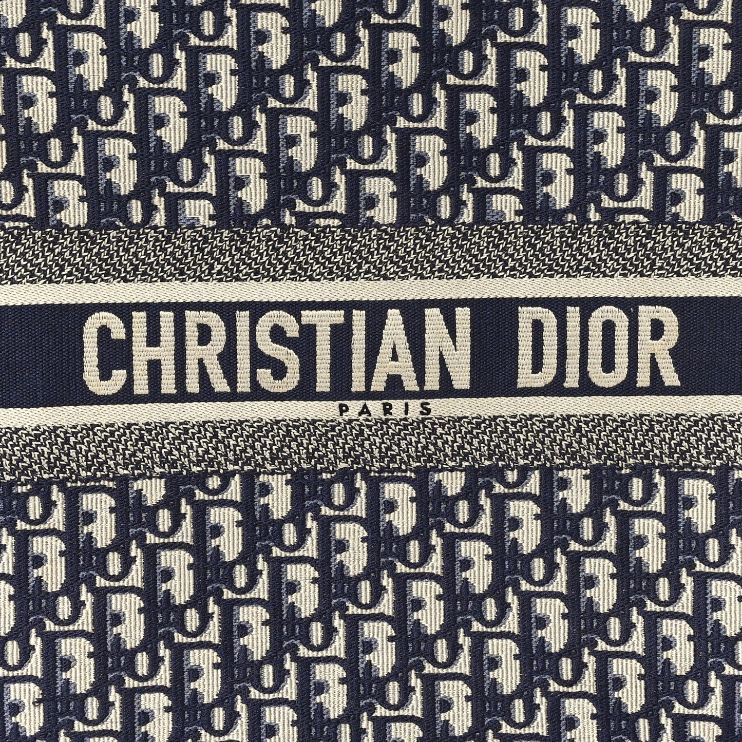 Oblique Large Book Tote Blue Multicolor