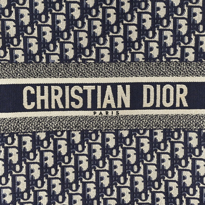 Christian Dior Oblique Large Book Tote Blue Multicolor 8 of 14