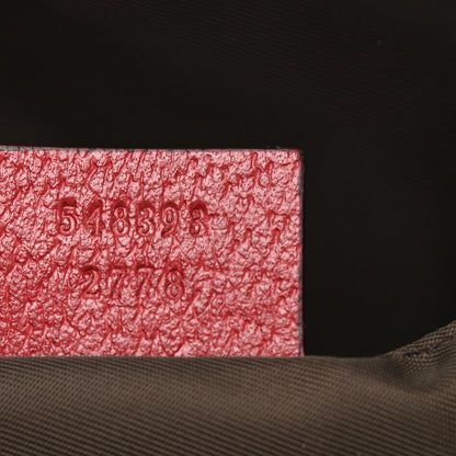 Gucci Soft GG Supreme Monogram Flora Calfskin Medium Ophidia Cosmetic Case Beige Ebony Multicolor Rosso 7 of 8