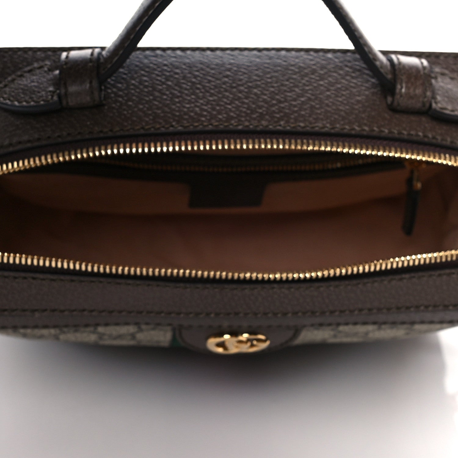 Gucci GG Supreme Web Small Ophidia Top Handle Shoulder Bag Brown 5 of 11