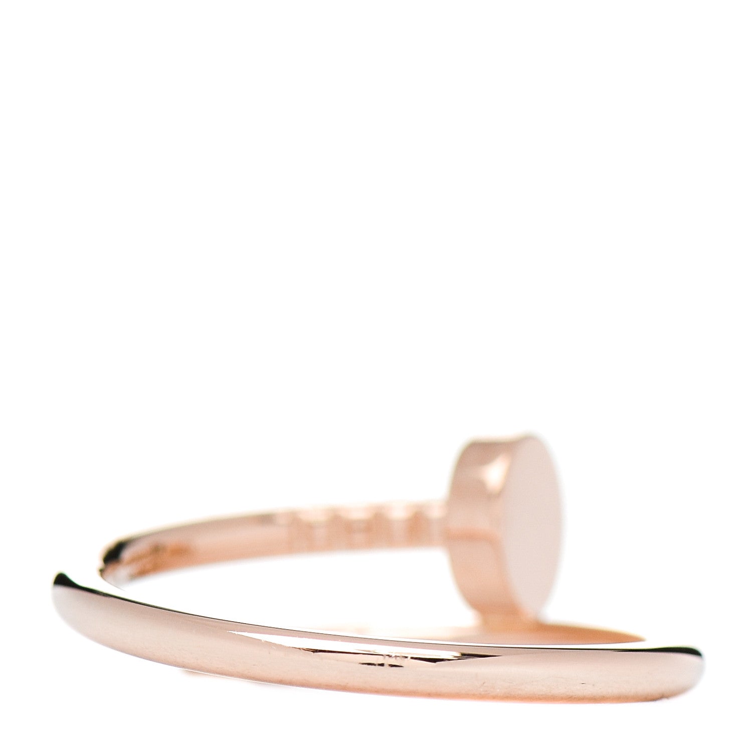 Cartier 18K Pink Gold Small Juste Un Clou Ring 50 5.25 3 of 4