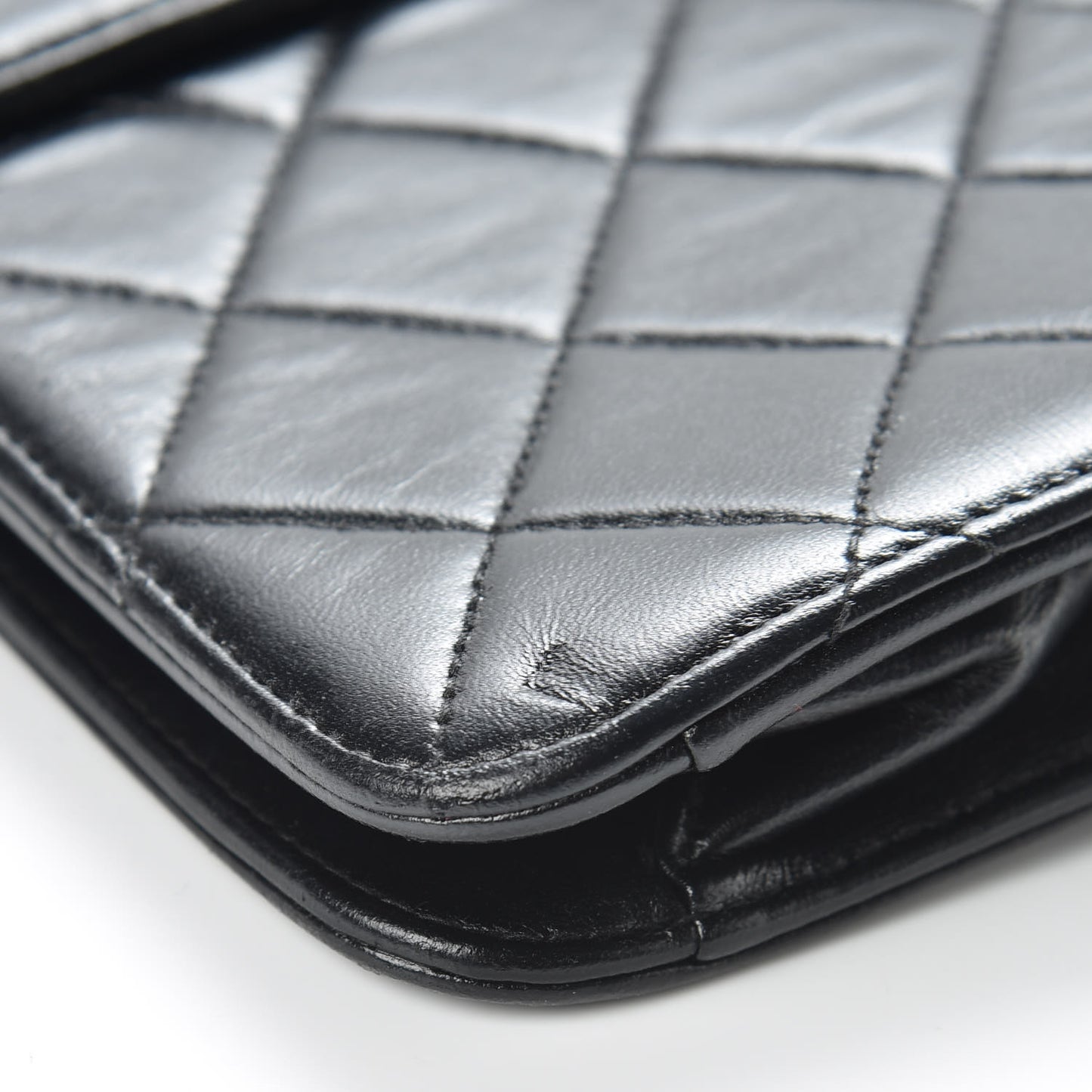 Lambskin Stitched Waist Belt Bag 70 28 Black