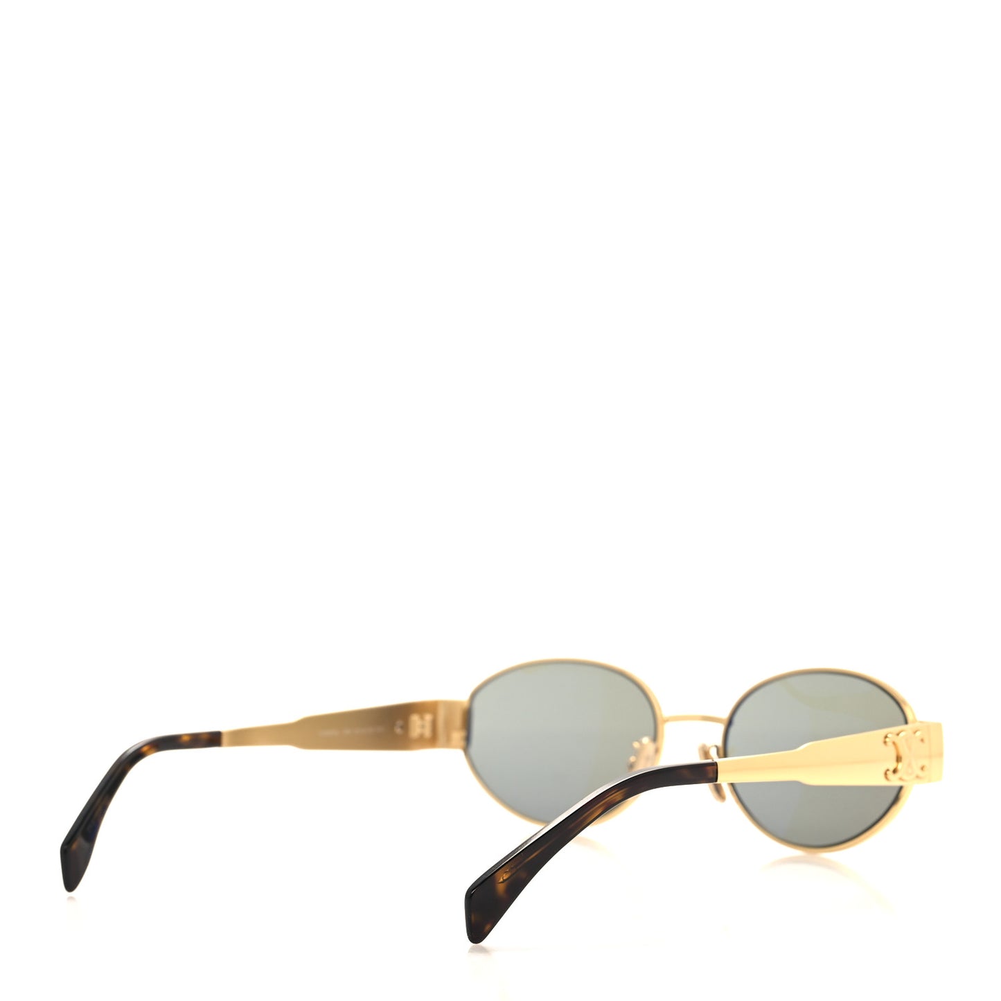 Metal Triomphe 01 Sunglasses CL40235U Gold Green