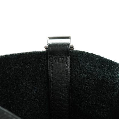Hermes Taurillon Clemence Picotin 22 MM Black 8 of 8
