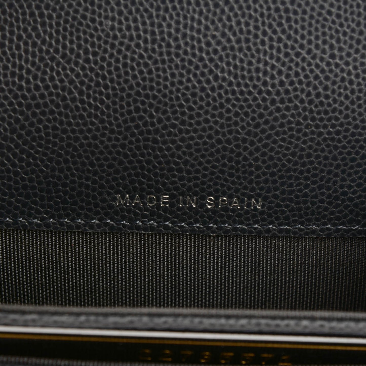 Caviar Quilted Card Holder Grey