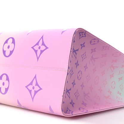 Louis Vuitton Monogram Giant Spring In The City Onthego GM Sunrise Pastel 9 of 9