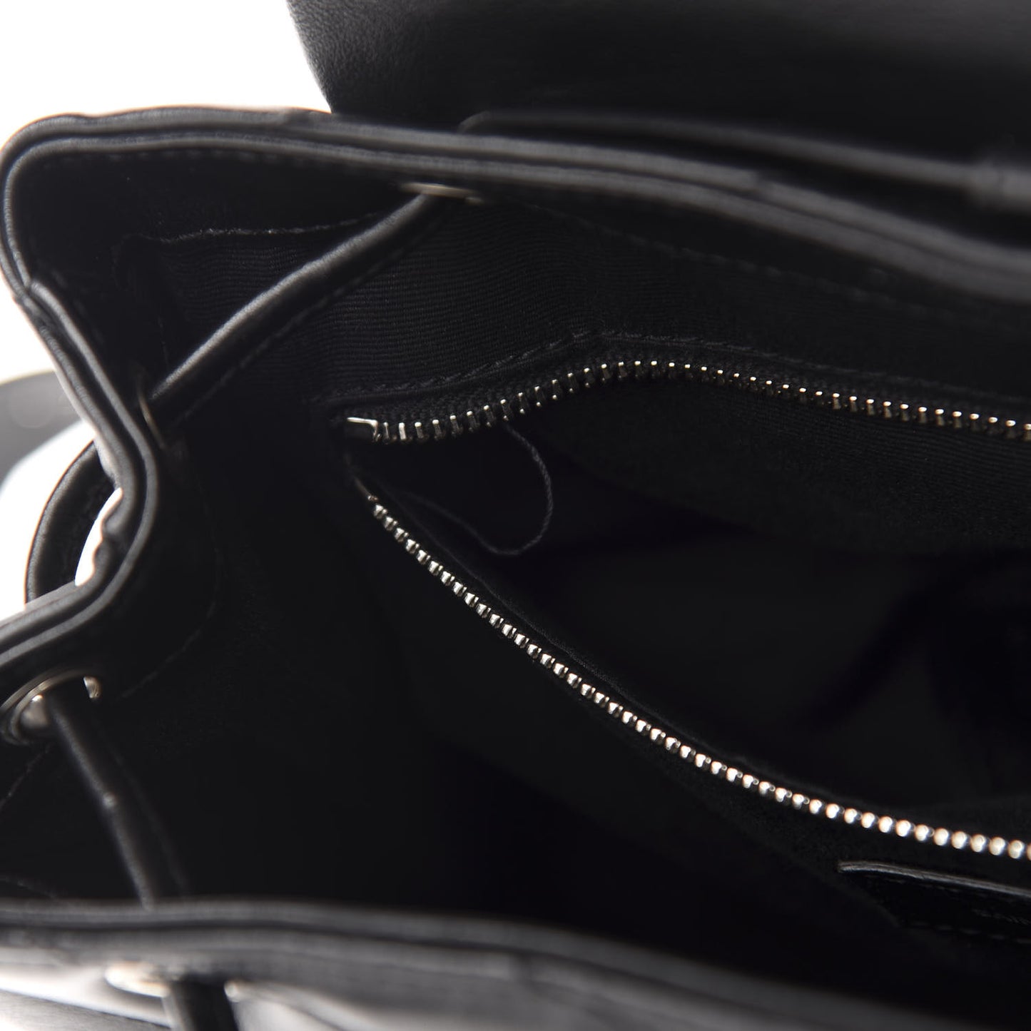 Calfskin Y Quilted Monogram Small Loulou Backpack Black