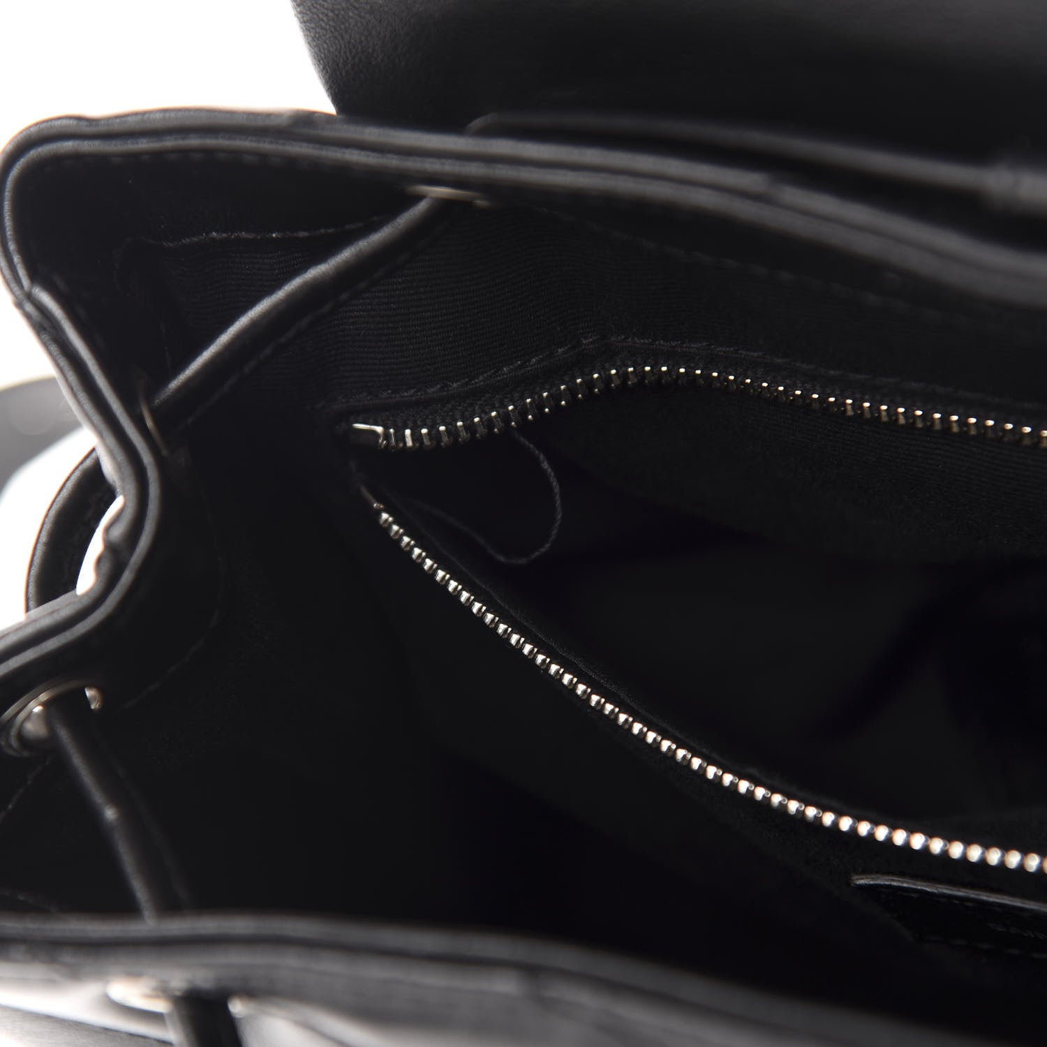 Saint Laurent Calfskin Y Quilted Monogram Small Loulou Backpack Black 7 of 11