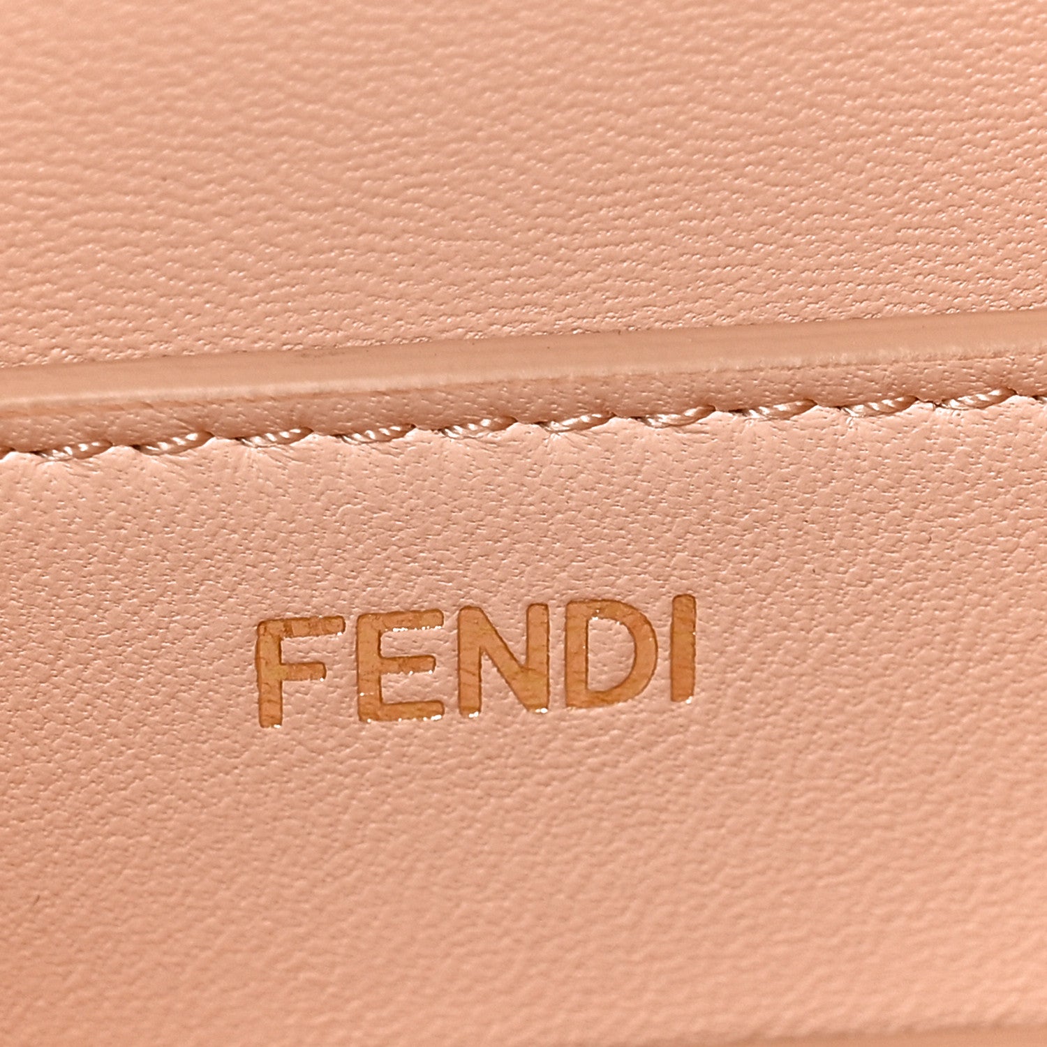 Fendi Vitello Seta Shiny Nappa Plexiglass Medium Peekaboo I SEE U Satchel Light Rose 6 of 9