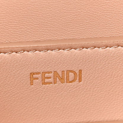 Fendi Vitello Seta Shiny Nappa Plexiglass Medium Peekaboo I SEE U Satchel Light Rose 6 of 9