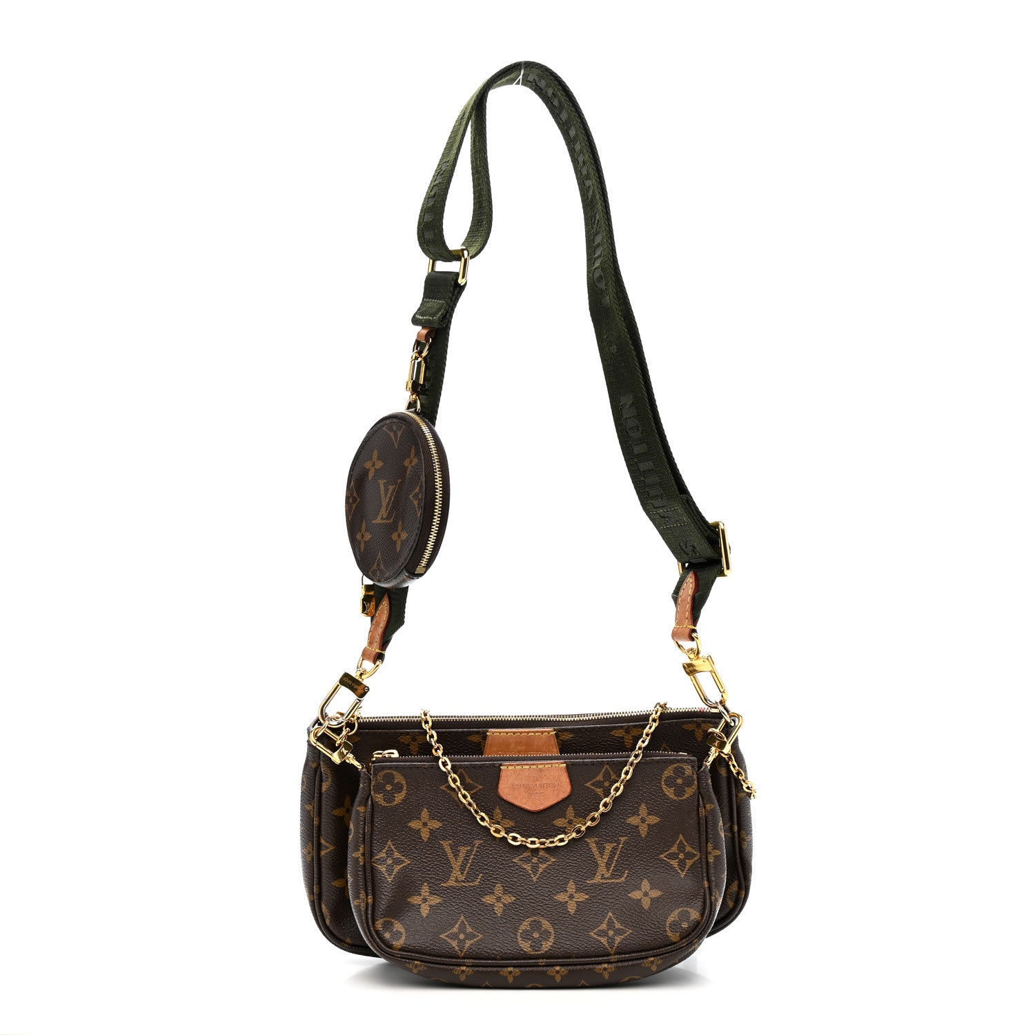 Louis Vuitton Monogram Multi Pochette Accessories Kaki 1 of 11