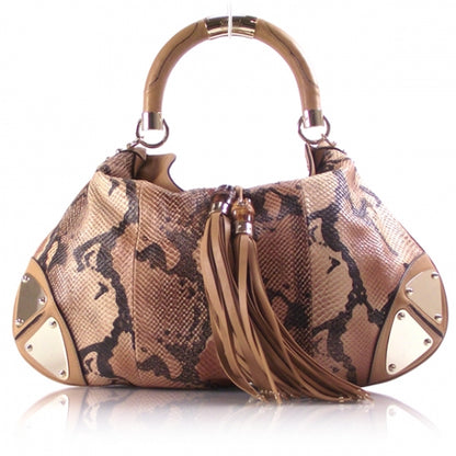 Gucci Python Indy Top Handle 1 of 11