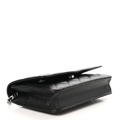 Chanel Caviar Quilted Wallet on Chain WOC Black 4 of 11
