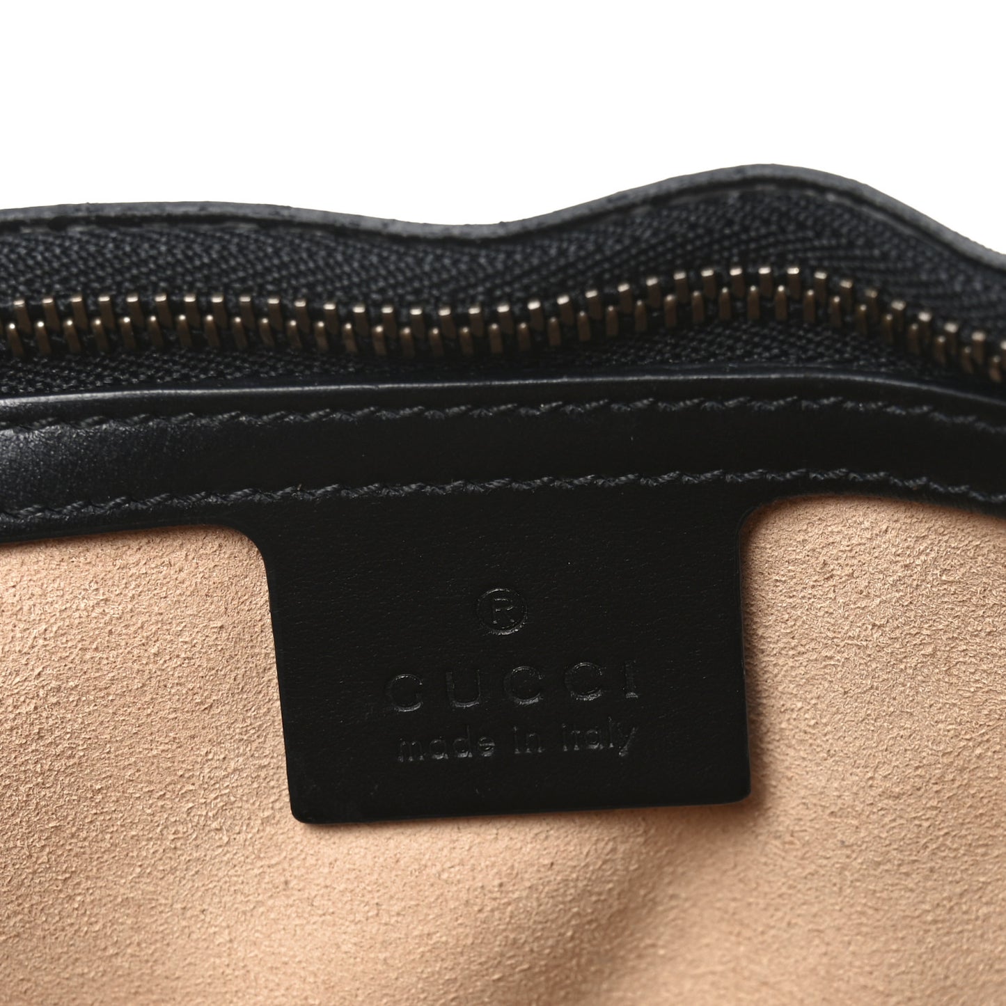 Calfskin Matelasse Small GG Marmont Shoulder Bag Black